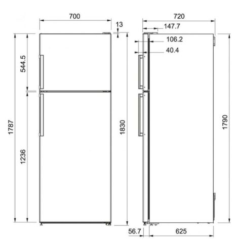 FRANKE FFRF 478 NF XS F SOLO BUZDOLABI