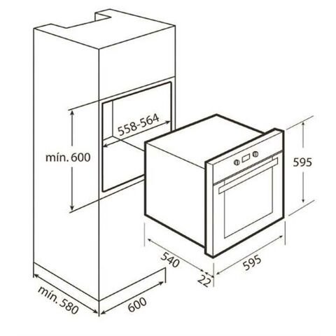 Teka Hak 625 WH Beyaz Fırın