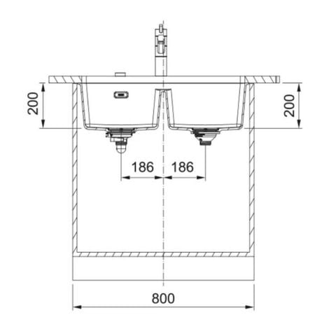 Franke MRG 120-35-35 STONE GREY Tezgahaltı Granit Evye