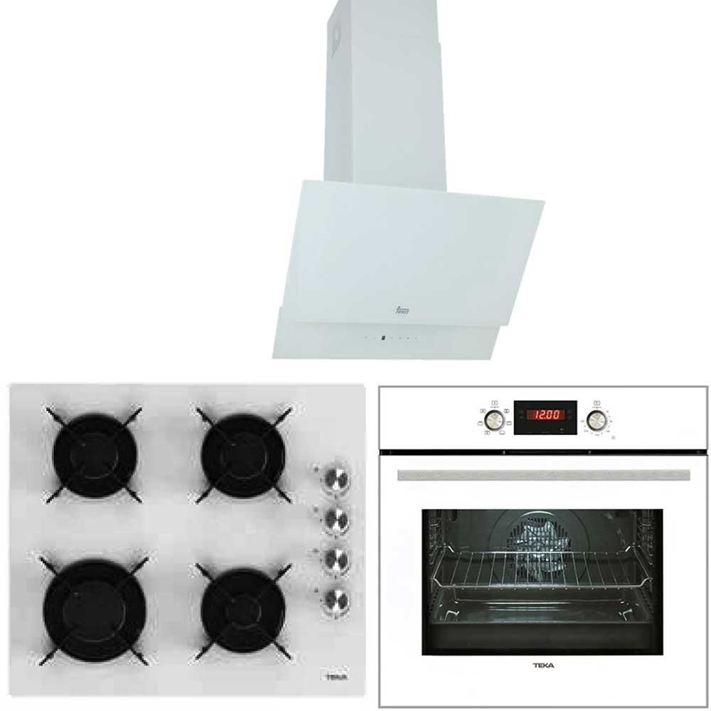 Teka Beyaz Ankastre Set (TVT60- HEL LUX60 BEYAZ SIM- HAK627WH)