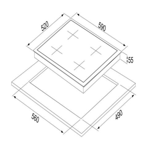 Silverline Gri Ankastre Set ( BO6502S02 - CS5335S02 - 3373 Misto )