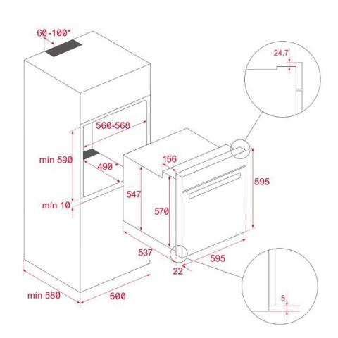 Teka HLB 8400 WH Beyaz Fırın