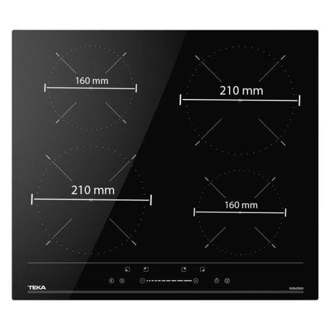 Teka IBC 64100 SSS BK İndüksiyonlu Ankastre Ocak