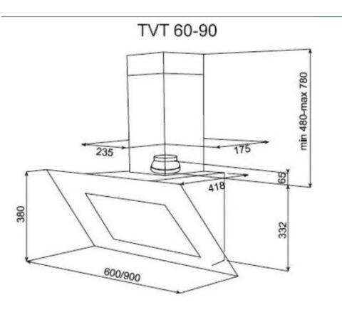 Teka Siyah Ankastre Set ( TVT 60 Davlumbaz - IBC 64100 SSS BK İndüksiyon Ocak- HLB 840 SS Fırın)