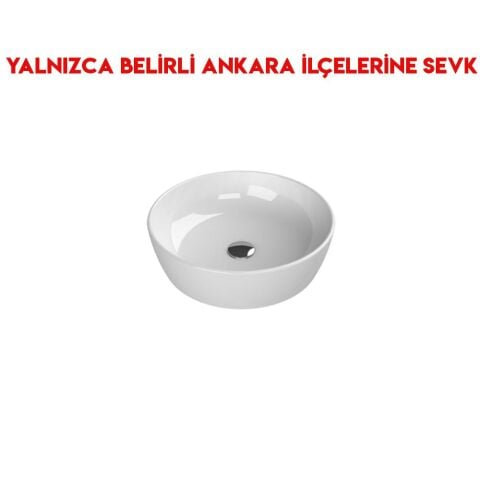 Turkuaz One Ø 46 cm Tezgah Üstü Lavabo