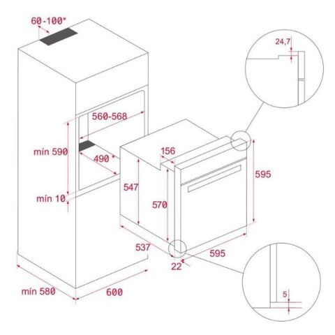 Teka Siyah Ankastre Set ( TVT 60 -IBC 64100 -HLB 8510 -ML 8200 BIS)