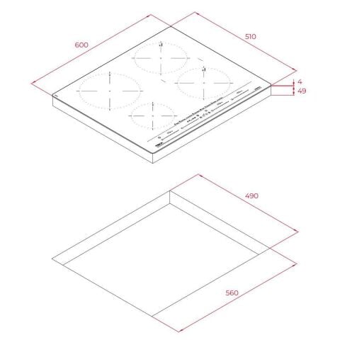 Teka IZC 64630 ST MST Gri İndüksiyonlu Ocak