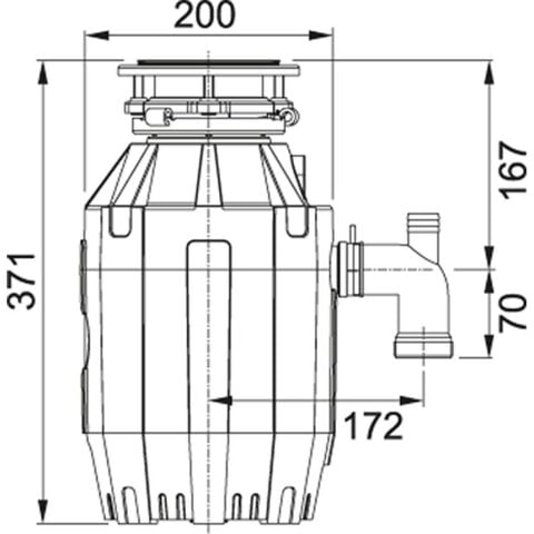 Franke Te-75 Çöp Öğütücü