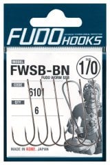 Fudo 6101 Worm SSB Black Nikel Uzun Pala Tırnaklı İğne