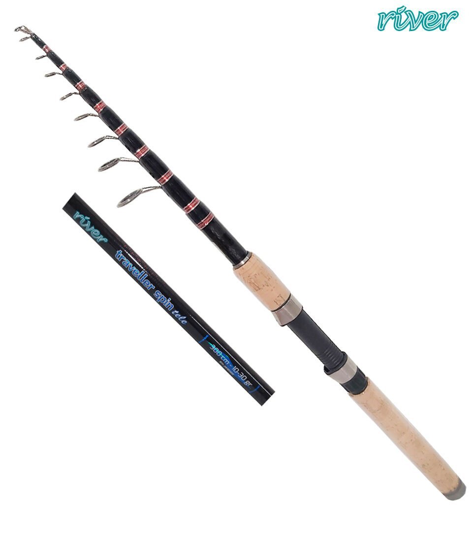 River Traveller Tele Spin 10-30G Karbon Olta Kamışı