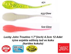 Lucky John Troutino 1.7''(inch) 4.3cm 12 Adet
