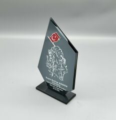 Kristal Plaket Kadife Kutulu Mod:011