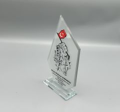 Kristal Plaket Kadife Kutulu Mod:012