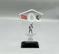 Kristal Plaket Kadife Kutulu Mod:013