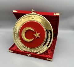 Gold Filografi Tabak Plaket