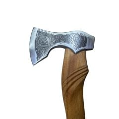Gravür Desenli Dövme Çelik Palta