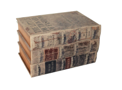 Misiny-Kitap Şeklinde 3 Çekmeceli Ahşap Kutu