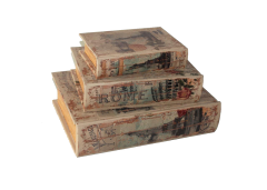 Misiny-Kitap Şeklinde Kutu-3'lü - 008