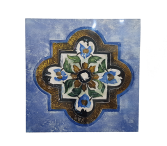 Misiny-Mozaik Yağlı Boya Tablo - 80 x 80 cm