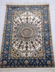 Misiny-%100 Saf İpek Halı - El Dokuması -1006 -62 x 93 cm