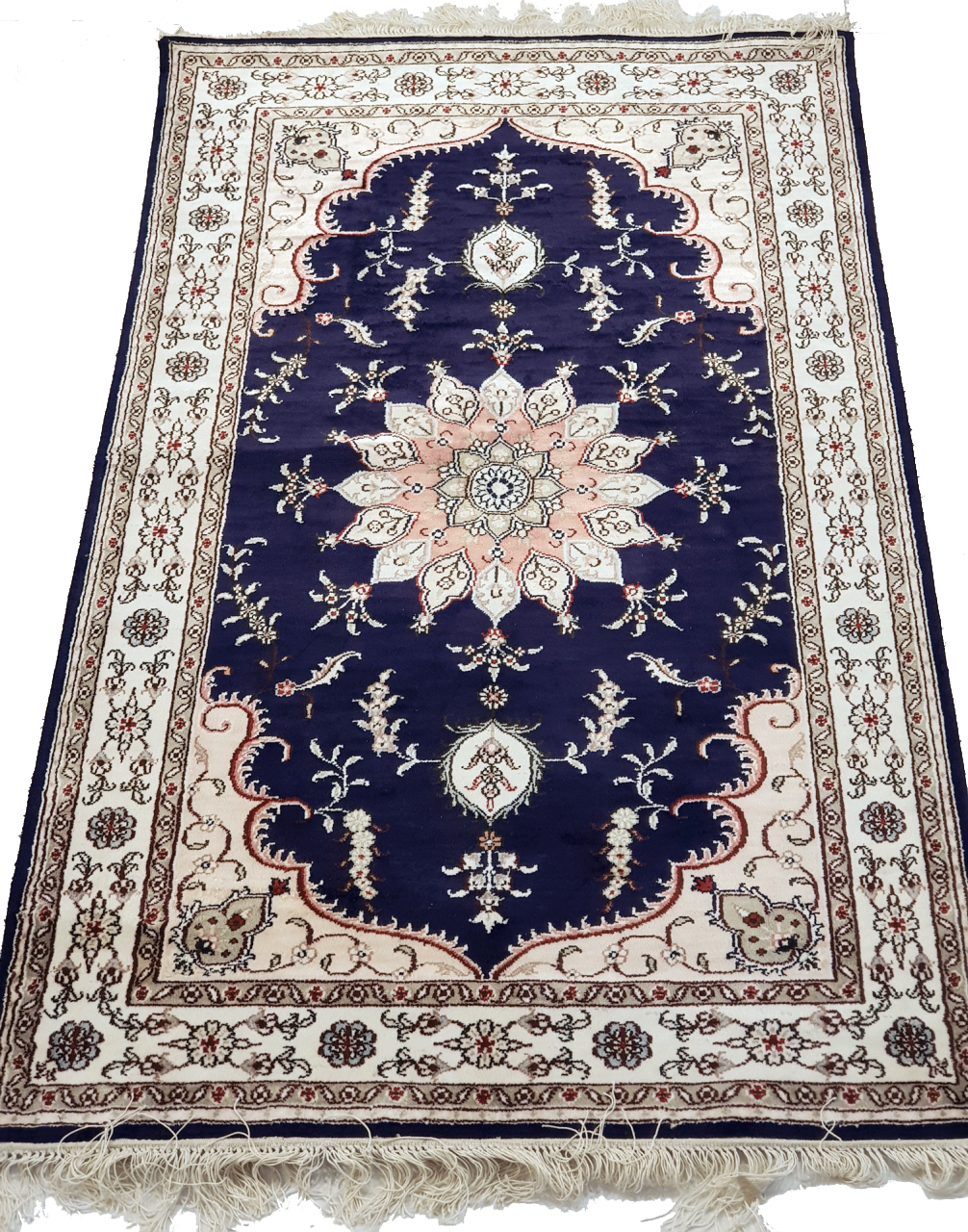 Misiny-%100 Saf İpek Halı - El Dokuması -1013-92 x 153 cm