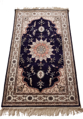 Misiny-%100 Saf İpek Halı - El Dokuması -1013-92 x 153 cm