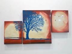Misiny-Sonbahar Yağlı Boya Tablo 006 - 30 x 40 x 2 - 50 x 60 cm