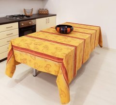 Misiny-Üzüm Desen Organik Masa Örtüsü 180x250