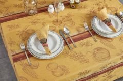 Misiny-Üzüm Desen Organik Masa Örtüsü 180x250