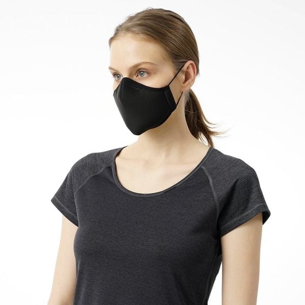 BLACKSPADE Unisex Örme Kumaş Maske Siyah