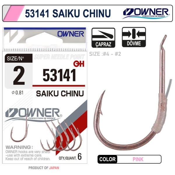 Owner 53141 Saiku Chinu Pink İğne