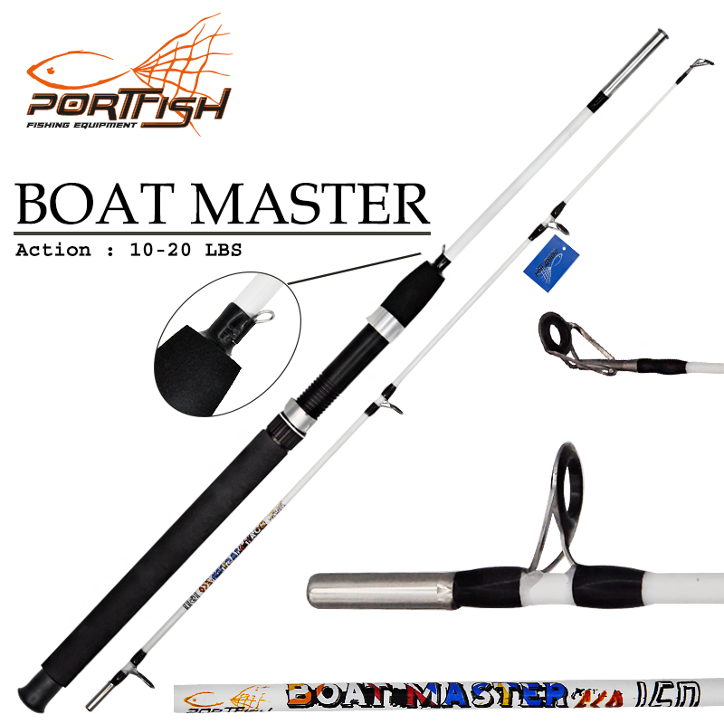 Portfish Boat Master Eco Tekne Kamışı 150 cm  10 -20 Lbs  - Beyaz