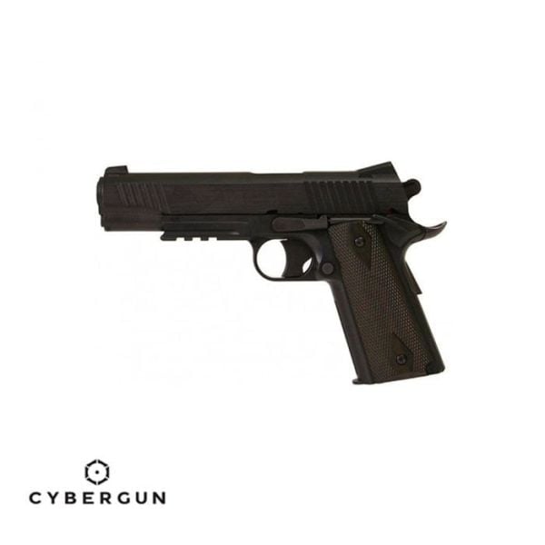 CYBERGUN Colt 1911 Rail Gun Siyah Airsoft Tabanca