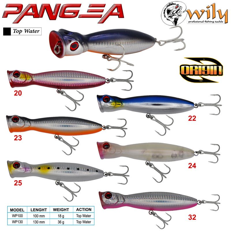 Wily Pangea 10 cm Poper Maket Balık 18 gr