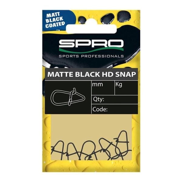 SPRO Matte Black HD #5mm Fırdöndü