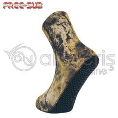 FREE-SUB 3 mm Opencell Expert Multy Tabanlı Dalış Çorabı 2XL