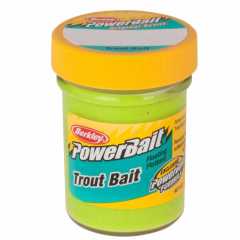 Berkley Powerbait Natural Glitter Trout Bait Garlic Sahte Yemi