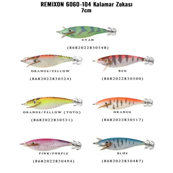 Remixon 6060-104 Kalamar 7 Cm