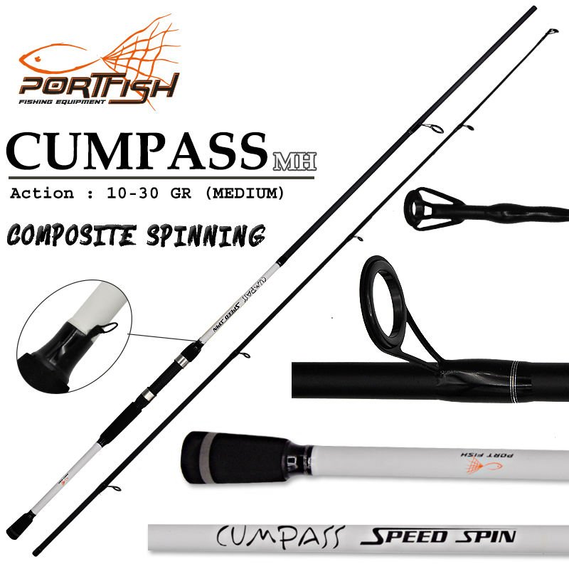 Portfish Cumpass 240cm  Spin Kamış 10 - 30 gr