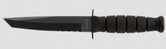 KA-BAR 1255 SHORT SIYAH TANTO SERR BICAK