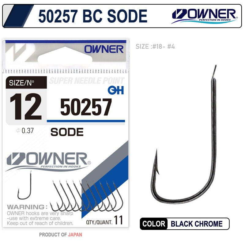 Owner 50257 Sode Black Chrome İğne