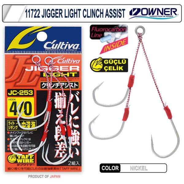 Cultiva 11722 Jigger Light Clint Assist Jig İğnesi