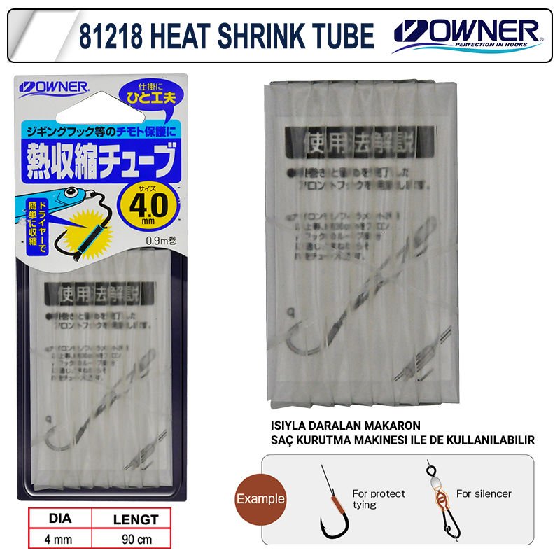 Cultiva 81218 Heat Shrink Tube 3-4-5 mm