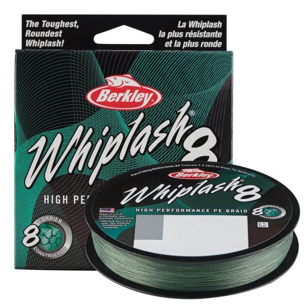 Berkley Whiplash 8 Braid İp Misina MOSS GREEN - 0.08MM - 300MT - 12.9KG