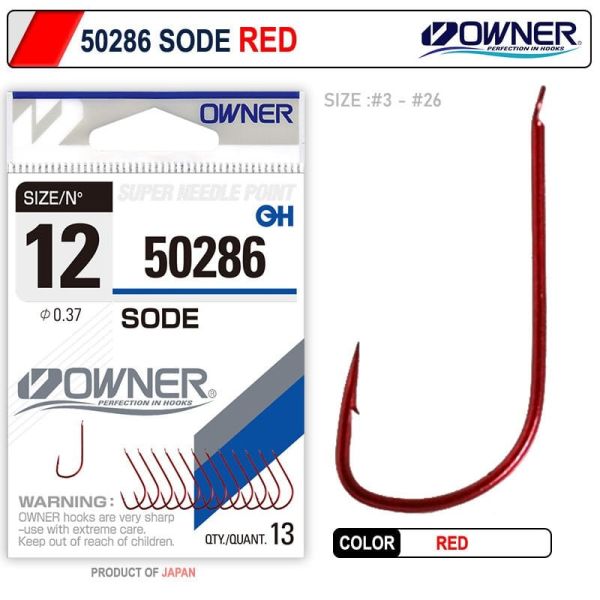 Owner 50286 Sode No:5 Red İğne 14 Adet