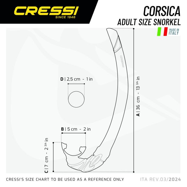 Cressi Calibro-Corsica Black Yetişkin Maske Şnorkel Seti