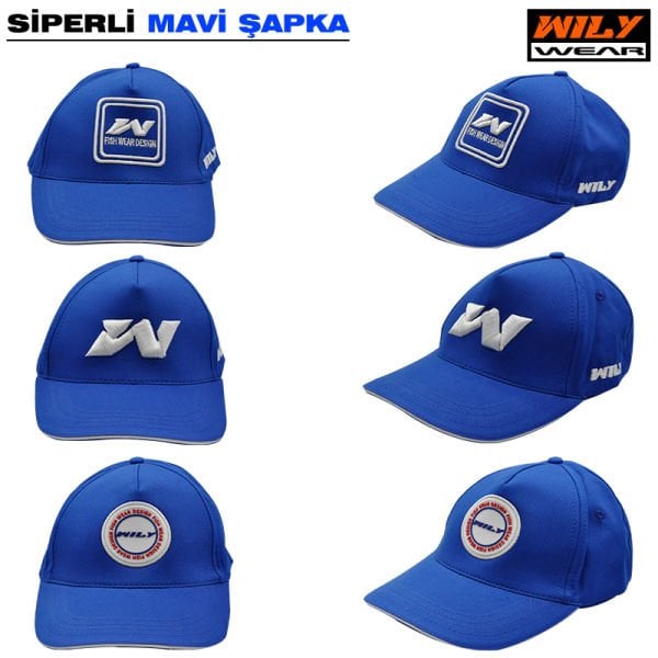 Wily Wear Sandviç Siperli Şapka Mavi