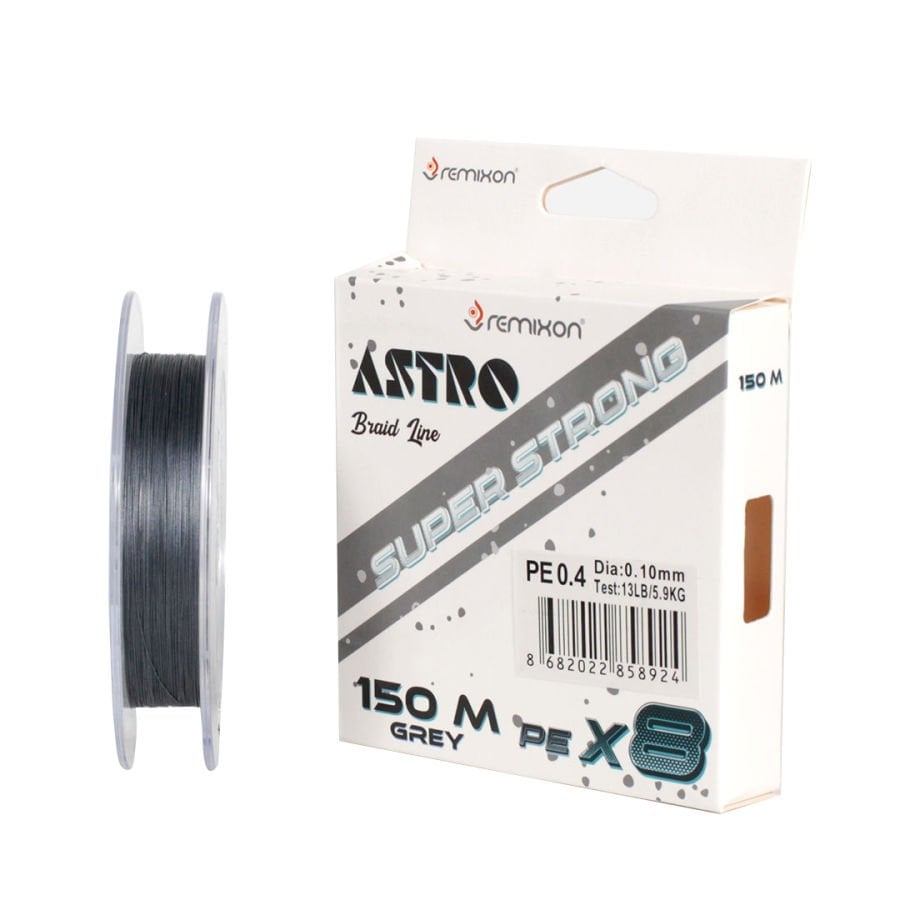 REMIXON ASTRO 8X150M, GREY İP MİSİNA