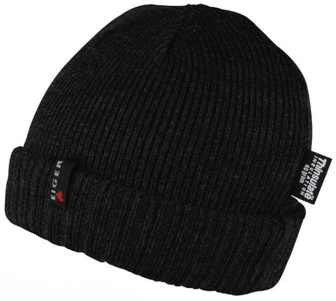 Eiger Tightly Knitted Hat w/Thinsulate Charcoal