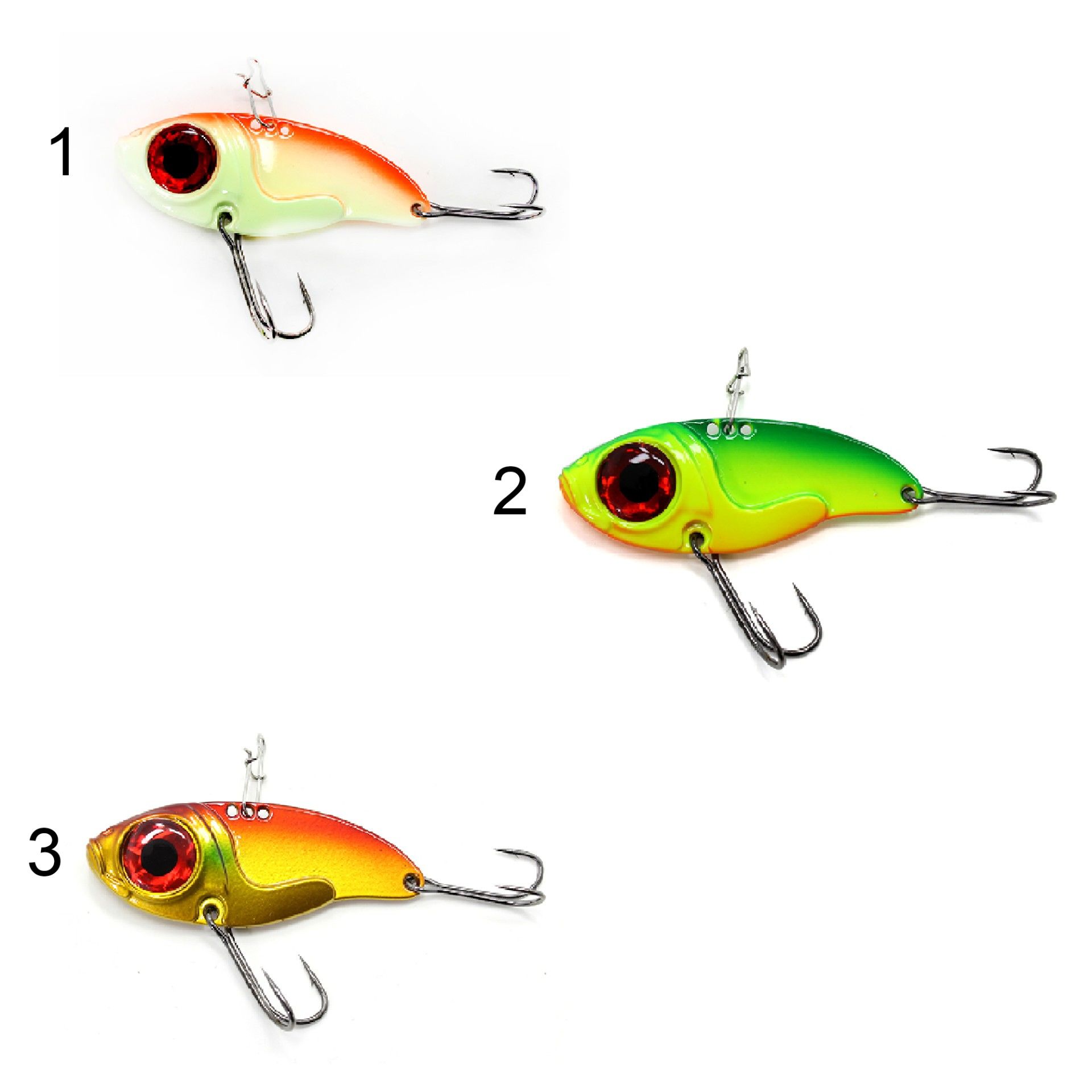 Captain 3610 Poppy 3D Metal Vibrasyon 17gr Jig Suni Yem